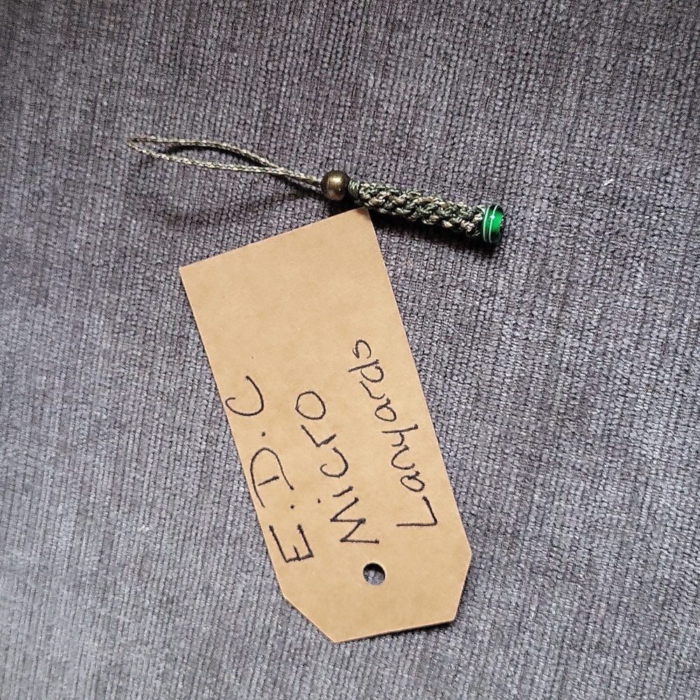 Green & Gold EDC Micro Lanyard